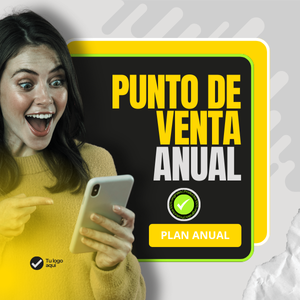  Plan ANUAL Punto de venta + Ecommerce 